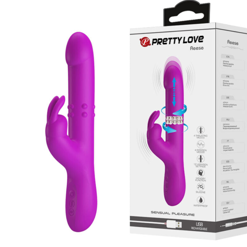 PRETTY LOVE - VIBRADOR ROTADOR MORADO DE REESE