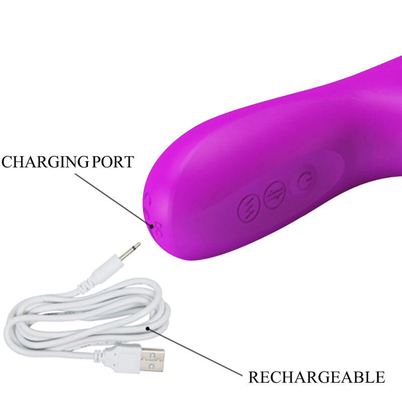 PRETTY LOVE - VIBRADOR ROTADOR MORADO DE REESE