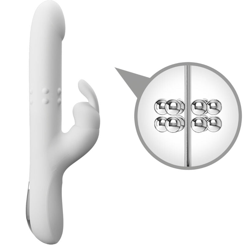 PRETTY LOVE - VIBRADOR ROTADOR PLATEADO DE REESE