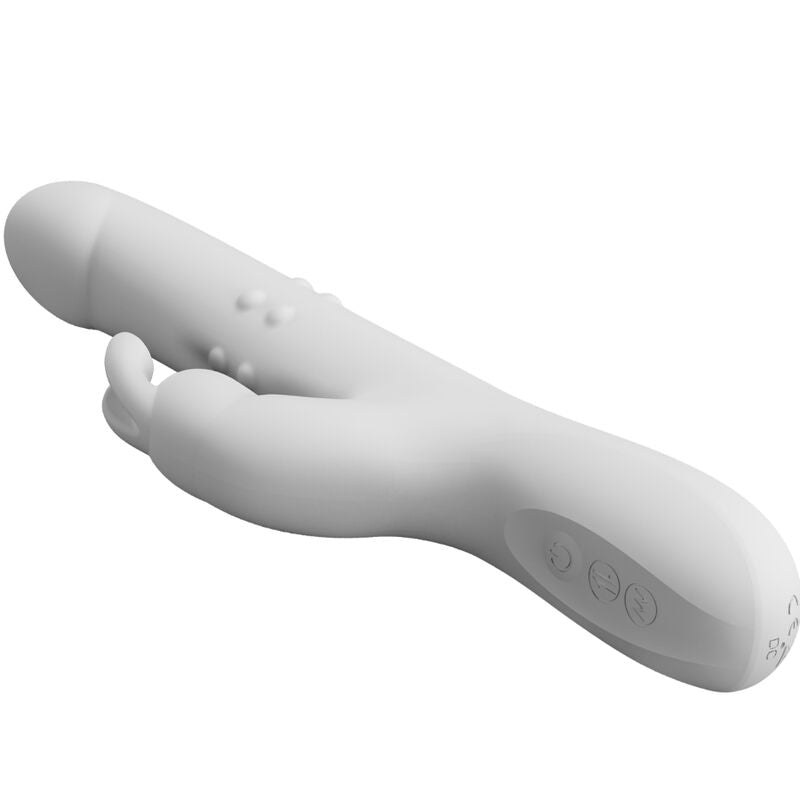 PRETTY LOVE - VIBRADOR ROTADOR PLATEADO DE REESE