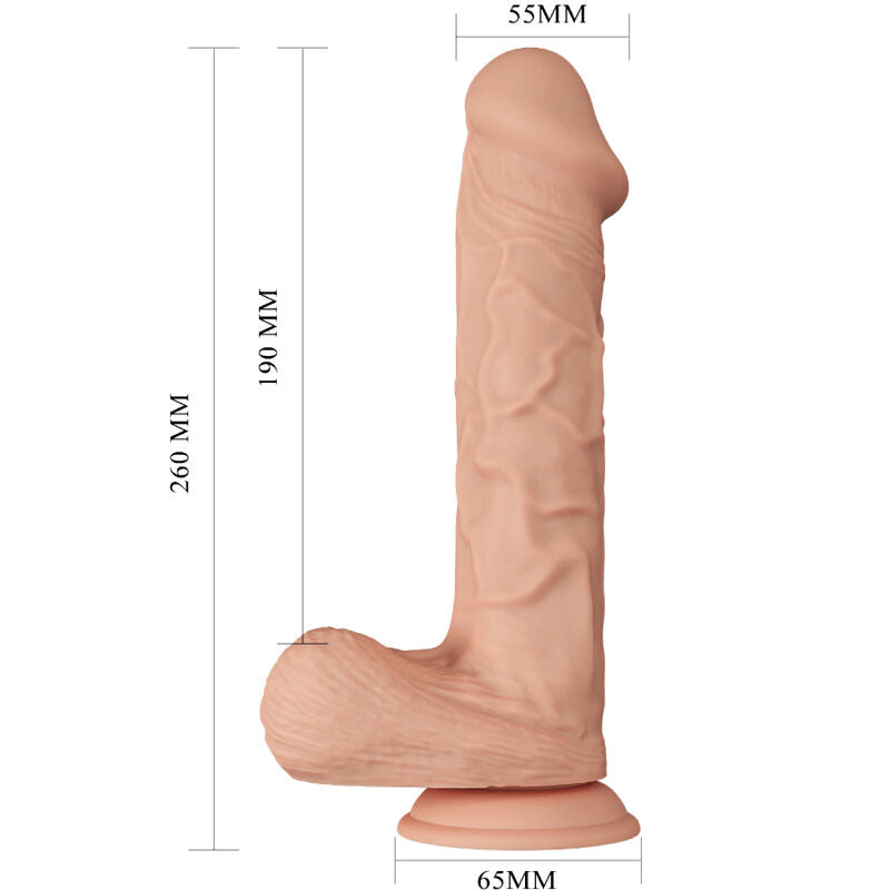 BAILE - BELO ENCONTRO BERGRISI DILDO REALISTA FLEXIBLE 26 CM NATURAL