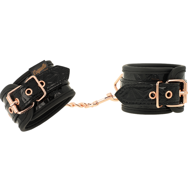 COQUETTE CHIC DESIRE - BLACK EDITION NEOPRENE LINING CUFFS