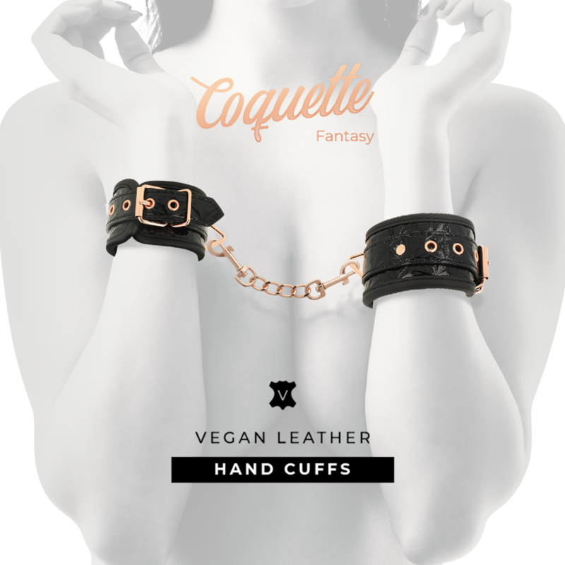 COQUETTE CHIC DESIRE - BLACK EDITION NEOPRENE LINING CUFFS