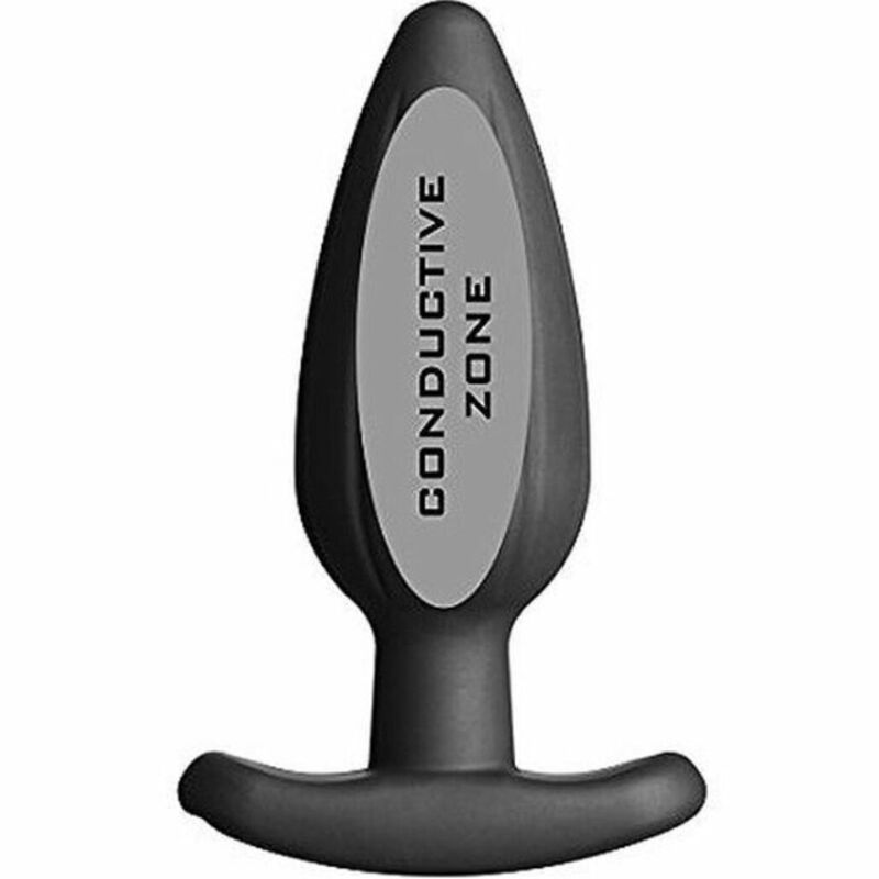 ELECTRASTIM - LARGE BLACK ROCKER SILICONE BUTT PLUG