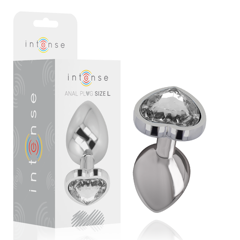 INTENSE - WHITE ALUMINUM METAL ANAL PLUG SIZE G