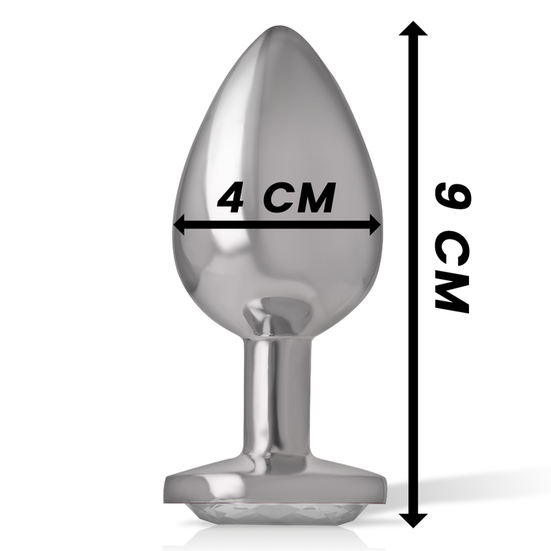 INTENSE - WHITE ALUMINUM METAL ANAL PLUG SIZE G