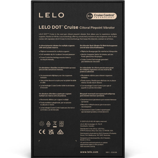 LELO - ESTIMULADOR DE CLÍTORIS YELLOW DOT CRUISE