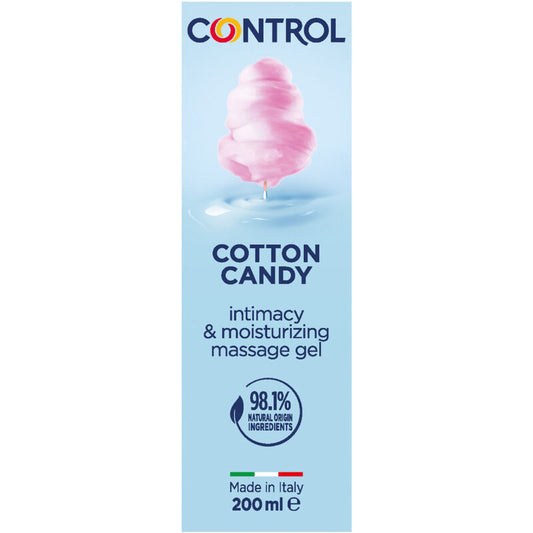 CONTROL - GEL DE MASAJE DE ALGODÓN DE AZÚCAR 3 EN 1 200 ML