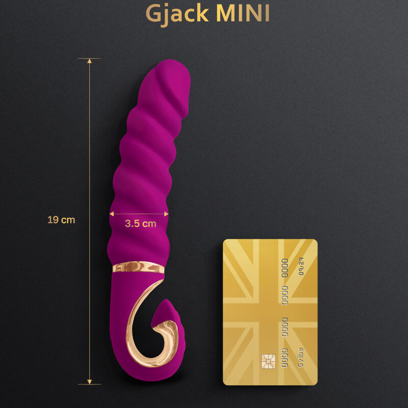 G-VIBE - GJACK MINI VIBRADOR DE SILICONA MORADO