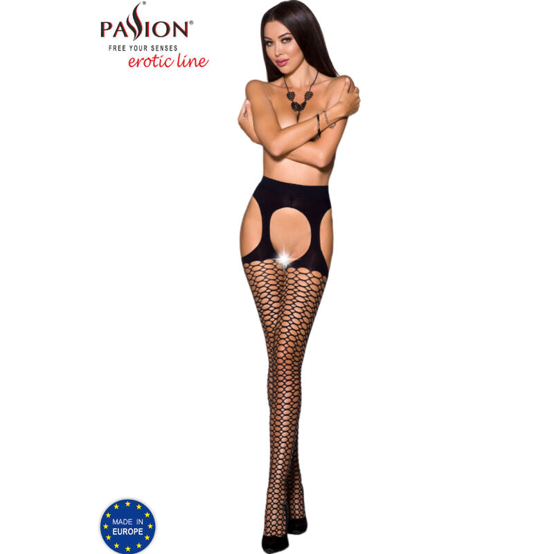 PASSION - TIOPEN 004 BLACK 1/2 40 DEN SHORT