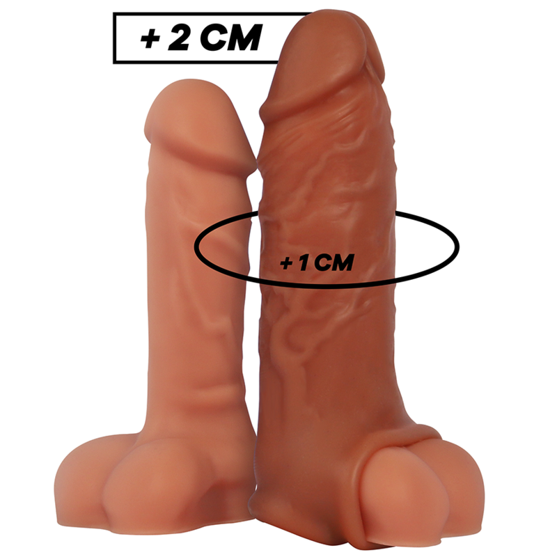 VIRILXL - V9 BROWN LIQUID SILICONE PENIS EXTENSION
