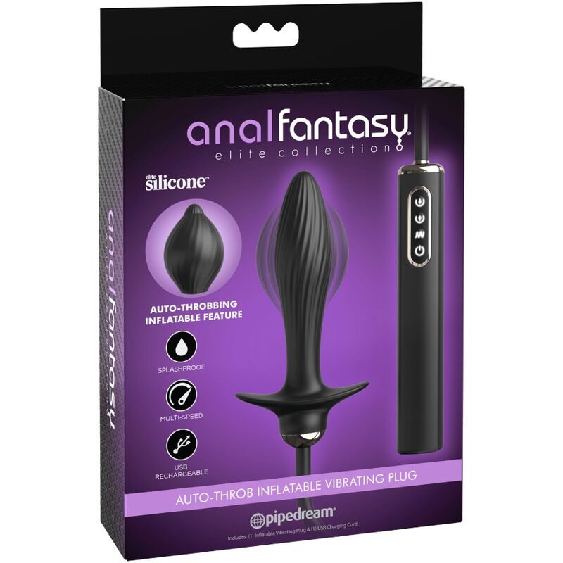 ANAL FANTASY ELITE COLLECTION -INFLATABLE PLUG AND AUTO-THROB VIBRATOR