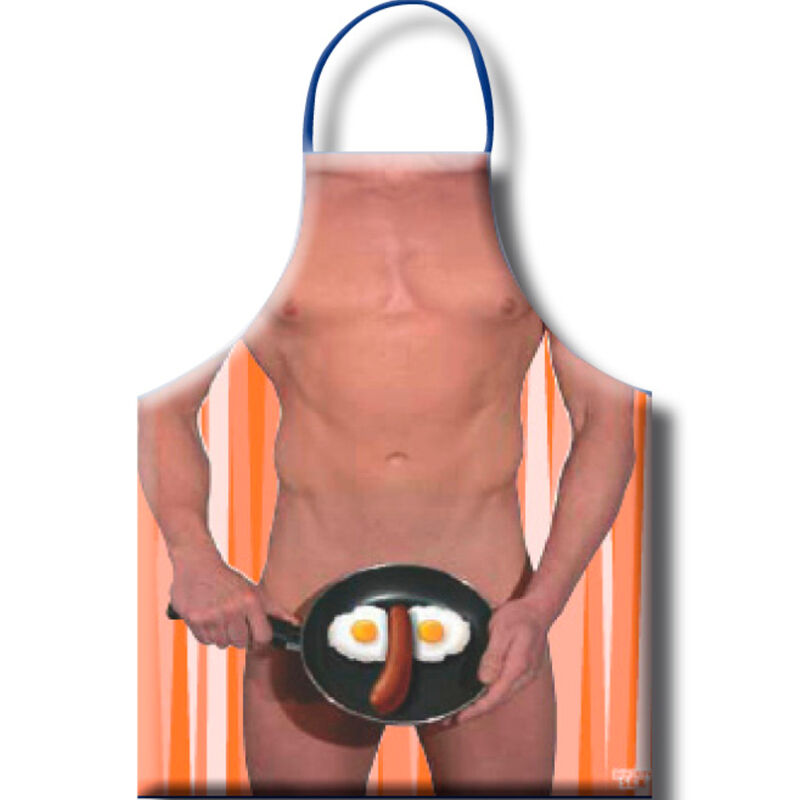 DIABLO PICANTE - HOMBRE DELANTAL DE HUEVO FRITO