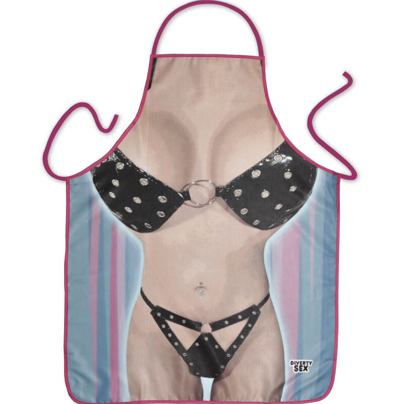 DIABLO PICANTE - DELANTAL DE BIKINI PARA MUJER