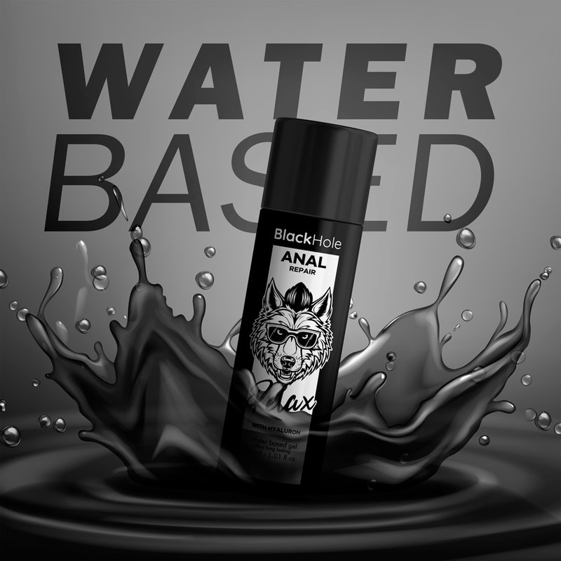 BLACK HOLE - WATER-BASED RELAXING ANAL REPAIR WITH HYALURON 30 ML
