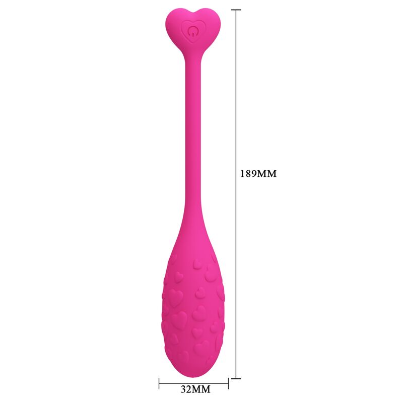 PRETTY LOVE - PINK FISHER VIBRATING EGG APP CONTROLLED