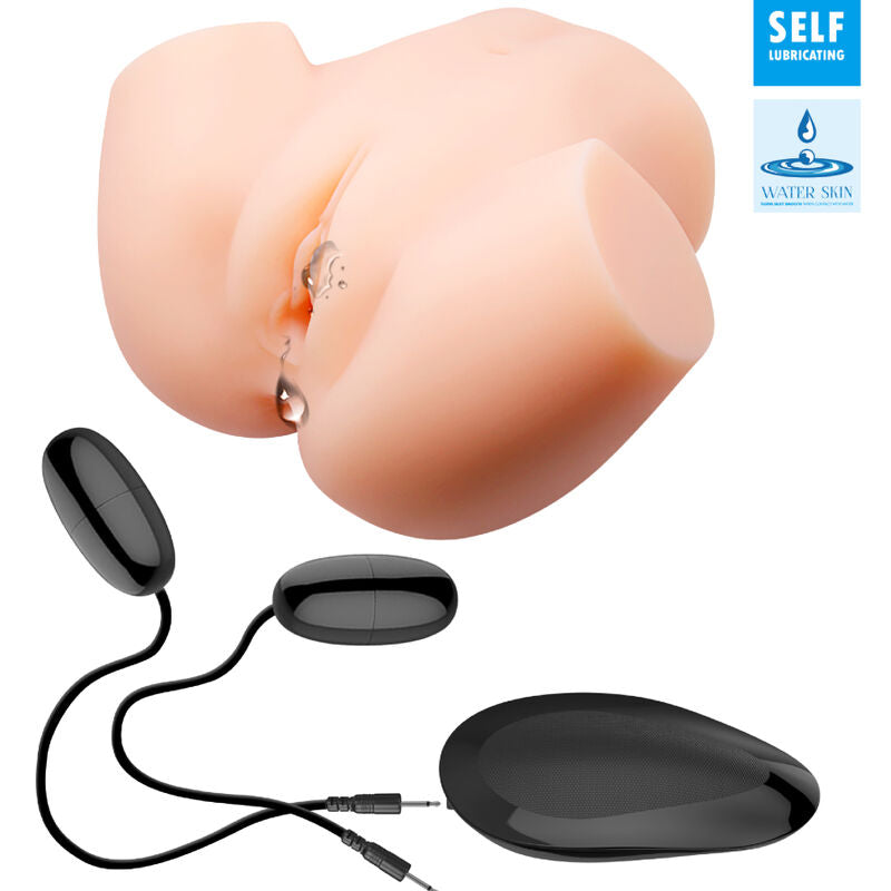 CRAZY BULL - REALISTIC VAGINA AND NAKED DOUBLE VIBRATOR