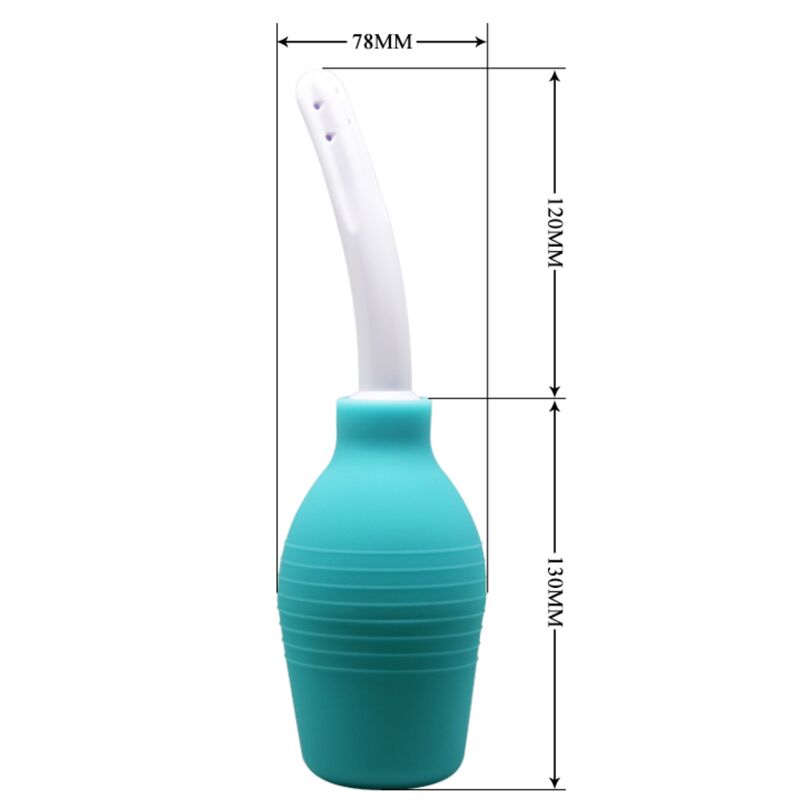 MR PLAY - DUCHA ANAL DE GOMA BLUE PEAR