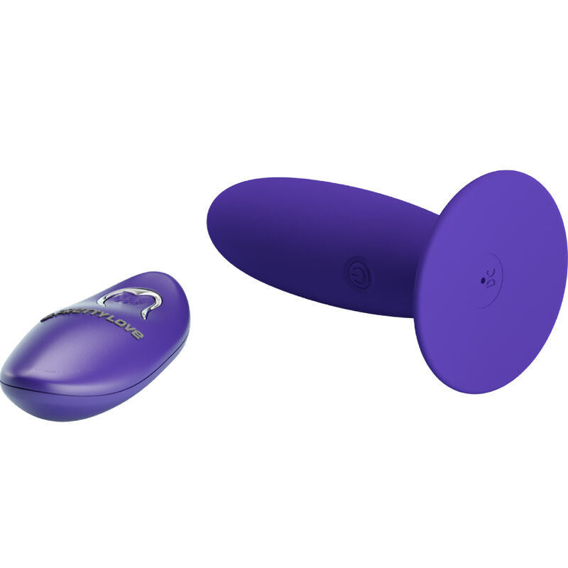 PRETTY LOVE - VIBRADOR ANAL JUVENIL CONTROL REMOTO VIOLETA
