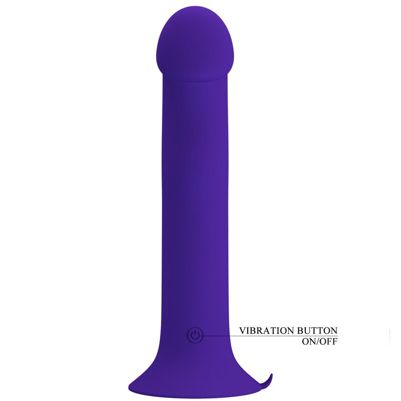 PRETTY LOVE - MURRAY YOUTH VIBRATING DILDO AND RECHARGEABLE VIOLET