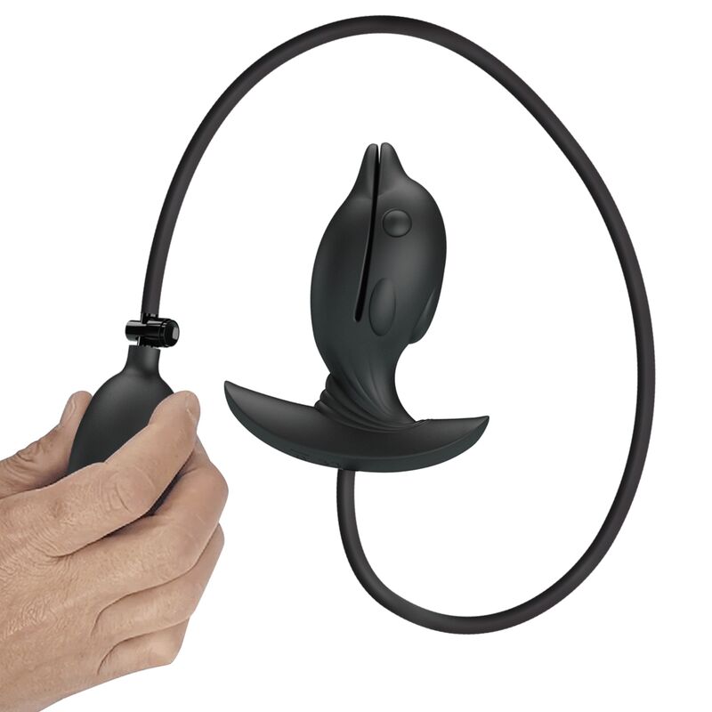 PRETTY LOVE - INFLATABLE AND RECHARGEABLE DOLPHIN ANAL PLUG