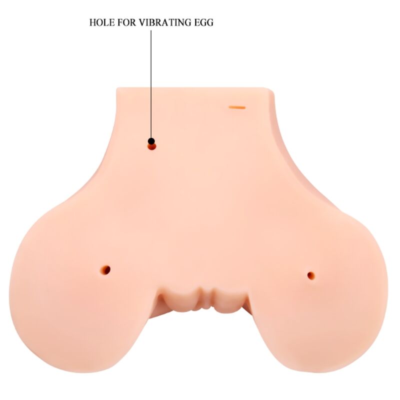 CRAZY BULL - VAGINA DE MALLA REALISTA Y COÑO DESNUDO CON VIBRACIÓN