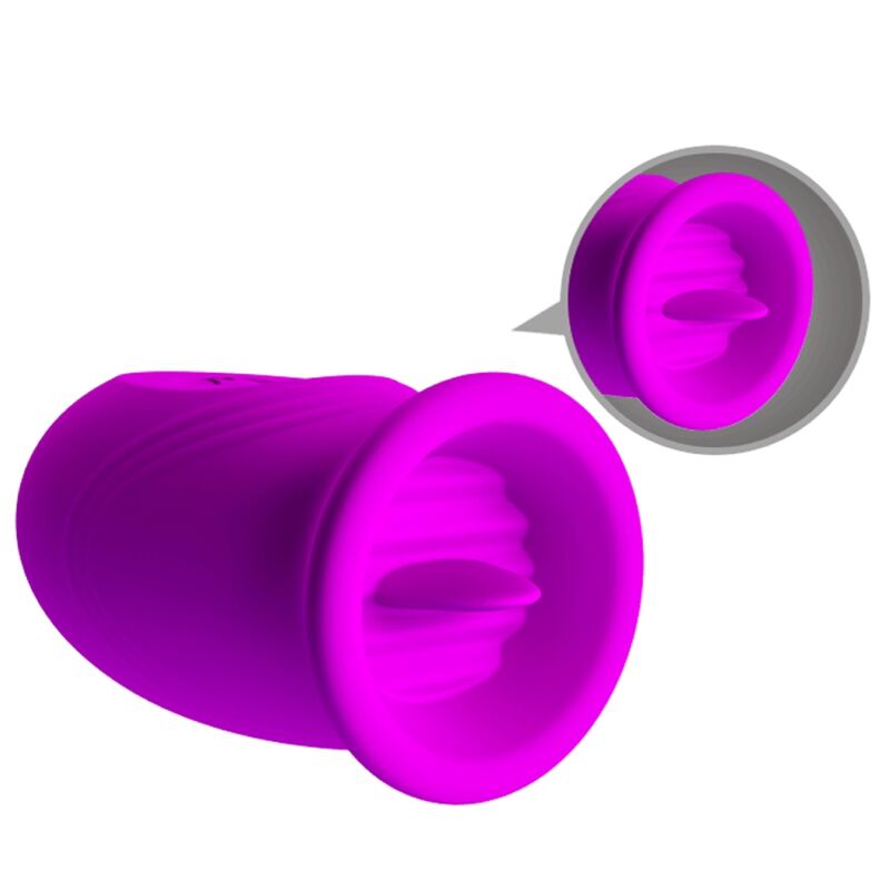 PRETTY LOVE - RECHARGEABLE VIBRATOR DAISY DUAL EGG PURPLE