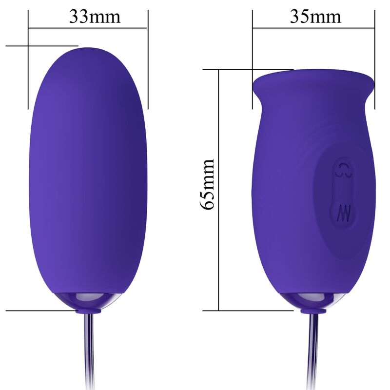 PRETTY LOVE - RECHARGEABLE VIBRATING STIMULATOR DAISY YOUTH VIOLET