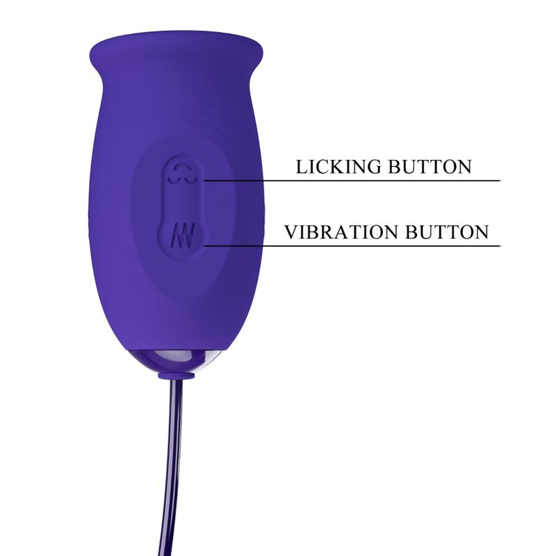 PRETTY LOVE - RECHARGEABLE VIBRATING STIMULATOR DAISY YOUTH VIOLET