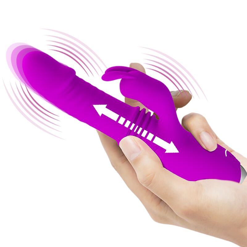 PRETTY LOVE - PURPLE DOROTHY RECHARGEABLE RABBIT VIBRATOR