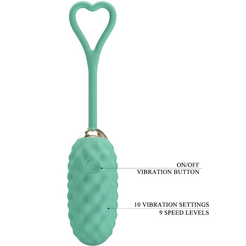 PRETTY LOVE - VIBRATING EGG WITH REMOTE CONTROL BY VIVIAN GREEN