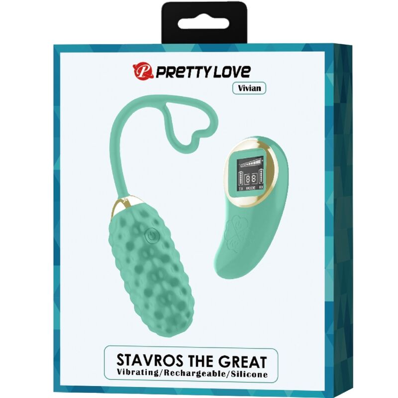 PRETTY LOVE - VIBRATING EGG WITH REMOTE CONTROL BY VIVIAN GREEN