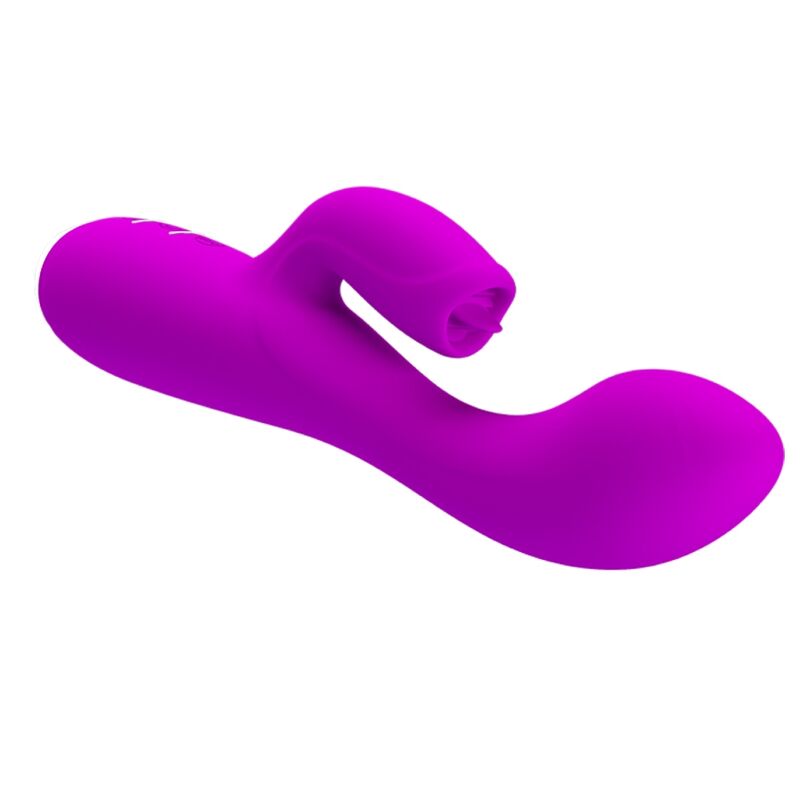 PRETTY LOVE - GLORIA RECHARGEABLE RABBIT VIBRATOR - PURPLE WATERPROOF