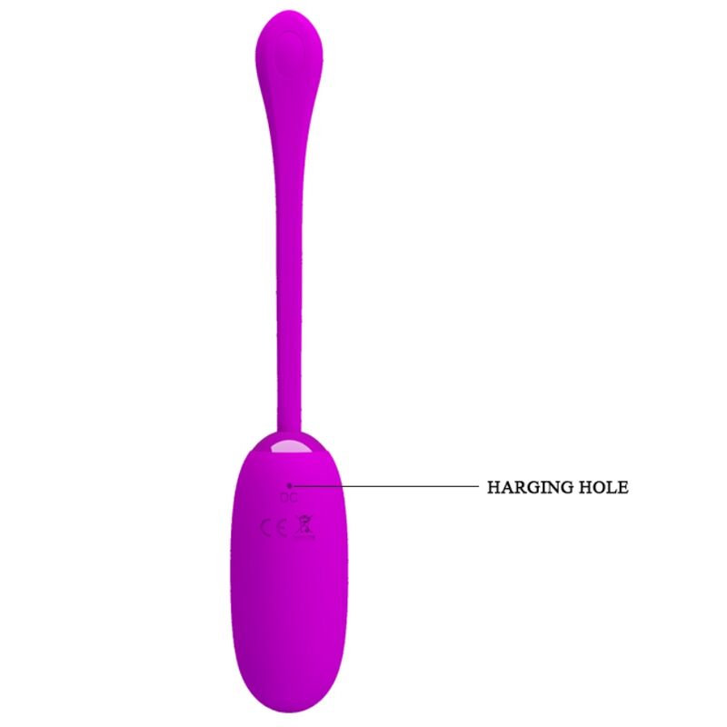 PRETTY LOVE - JULIUS PURPLE WATERPROOF RECHARGEABLE VIBRATING EGG