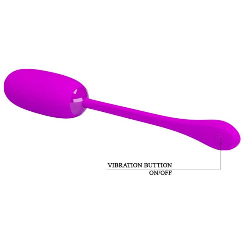 PRETTY LOVE - JULIUS PURPLE WATERPROOF RECHARGEABLE VIBRATING EGG