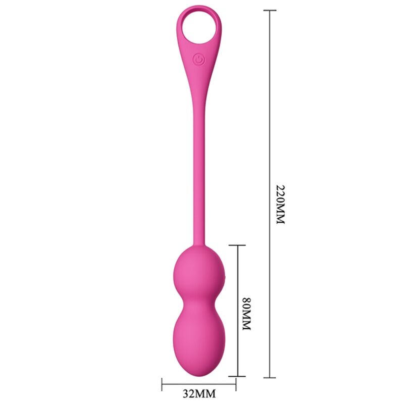 PRETTY LOVE - BOLAS VIBRATORIAS RECARGABLES ELVIRA ROSA