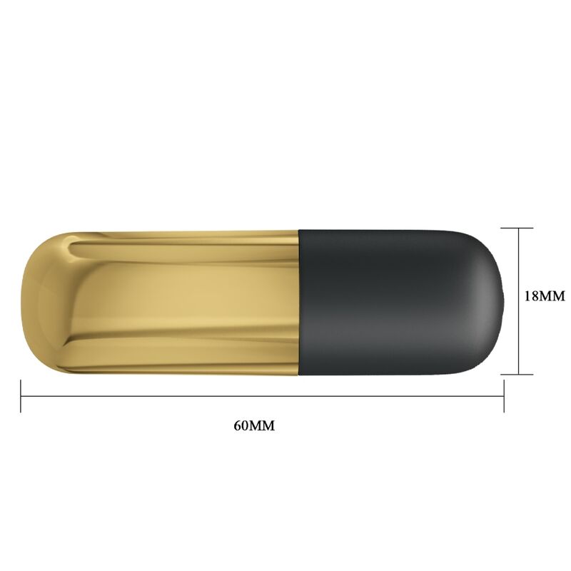 PRETTY LOVE - VIBRADOR BALA RECARGABLE DORADO