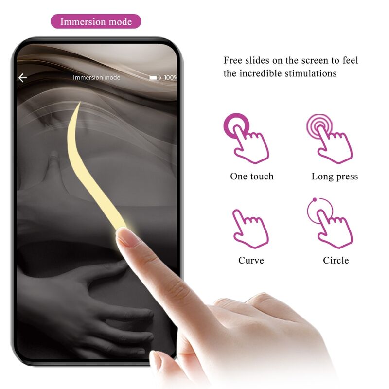 PRETTY LOVE - PURPLE APP-CONTROLLED NYMPH VIBRATING EGG