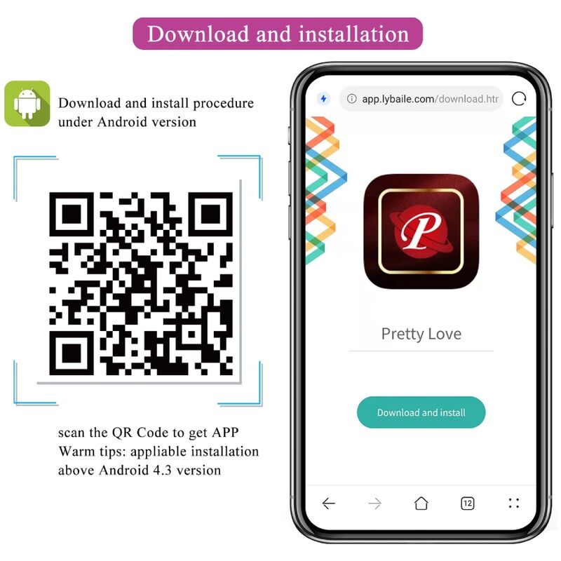 PRETTY LOVE - PURPLE APP-CONTROLLED NYMPH VIBRATING EGG