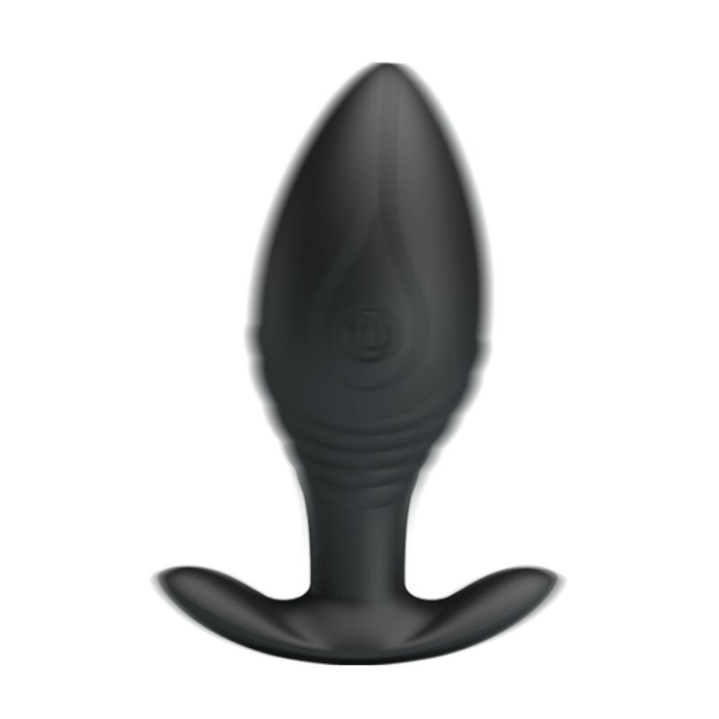 PRETTY LOVE - RECHARGEABLE REGINA ANAL PLUG VIBRATOR BLACK
