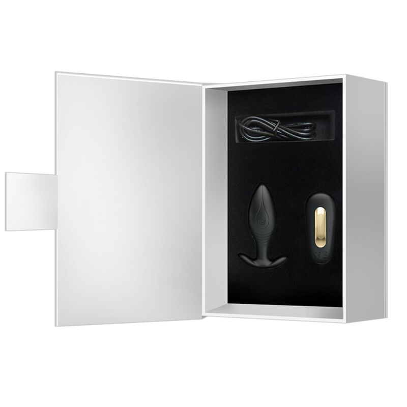 PRETTY LOVE - RECHARGEABLE REGINA ANAL PLUG VIBRATOR BLACK