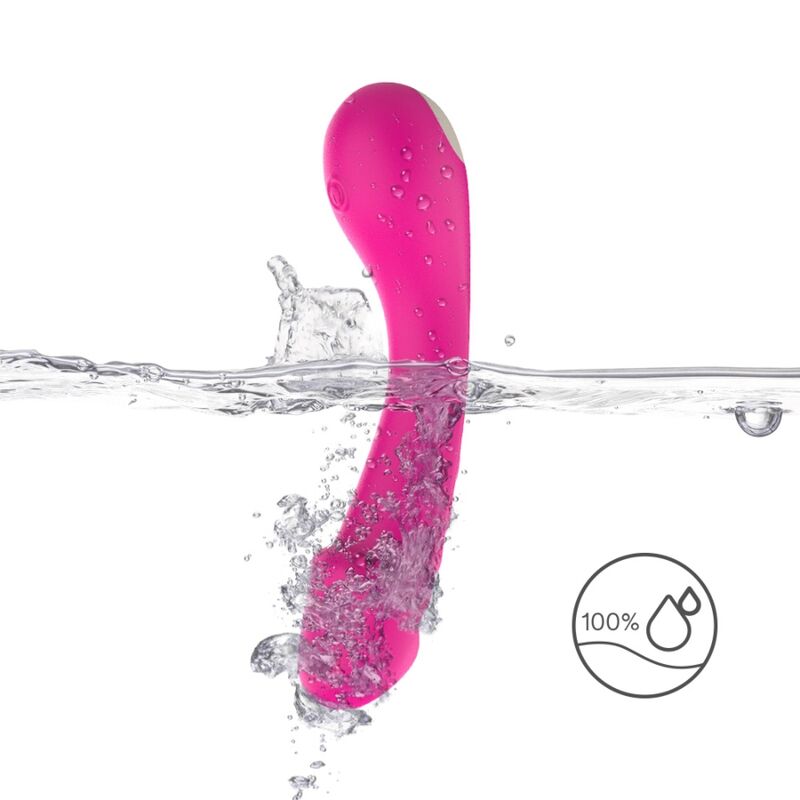 ARMONY - DILDO VIBRADOR DE SILICONA PARA EL PUNTO G FUCSIA
