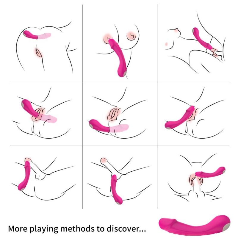 ARMONY - DILDO VIBRADOR DE SILICONA PUNTO G MORADO