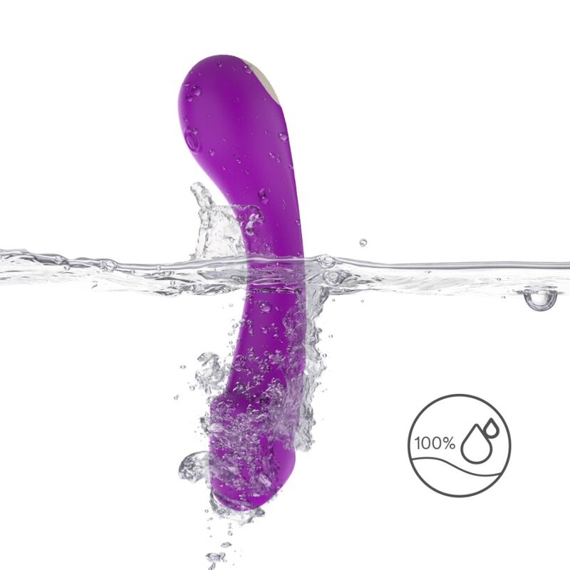 ARMONY - DILDO VIBRADOR DE SILICONA PUNTO G MORADO