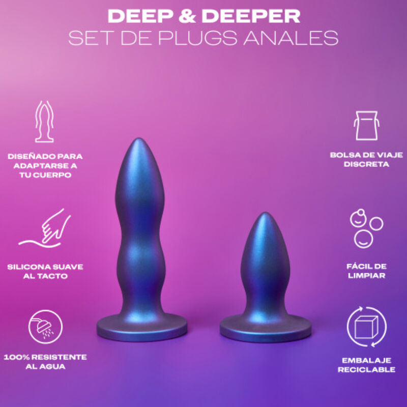 DUREX - DEEP & DEEPER ANAL PLUG SET TOY