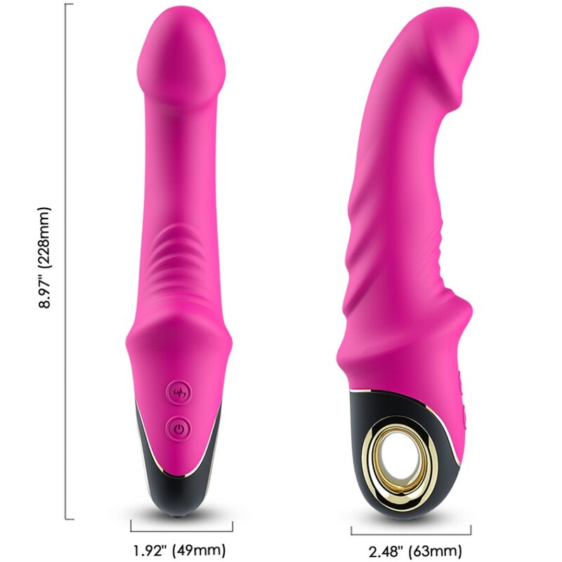 ARMONY - DILDO VIBRADOR GIRATORIO JOYBLADE FUCSIA