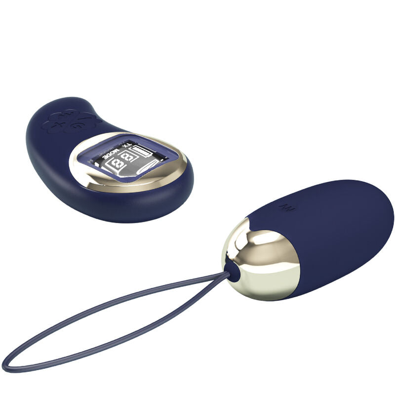 PRETTY LOVE - BLUE REMOTE CONTROL VIBRATING EGG