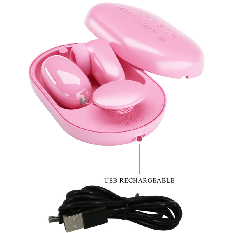 PRETTY LOVE - CAJA MÁGICA CON BALA VIBRADORA Y ESTIMULADOR ROSA