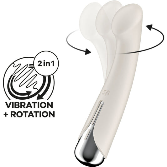 SATISFYER - VIBRADOR ROTATORIO G-SPORT 1 ROJO