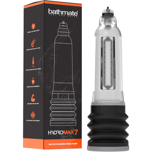 BATHMATE - BOMBA DE AGRANDAMIENTO DE PENE HYDROMAX 7 CLEAR